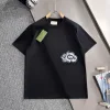 Premium Gucci Kurzarm-Logo-Kollektion aus schwarzer Baumwolle