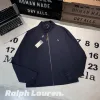 Premium Ralph Lauren Mantel Schwarz Baumwolle Klassischer Stil