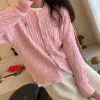 Premium Ralph Lauren Hemd Pink Strick Bestickt Luxus