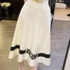 Hochwertiger Dior Rock im schwarzen Print-Stil