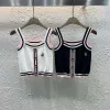 Premium Chanel Hosenträger Weiß Strick Kollektion