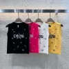 Hochwertige Dior Weste Schwarzer Strick Bestickter Luxus