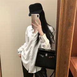 Bestseller Loewe Hemd Satin Monogramm Luxus