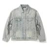 Hochwertige Balenciaga-Kollektion mit Denim-Print