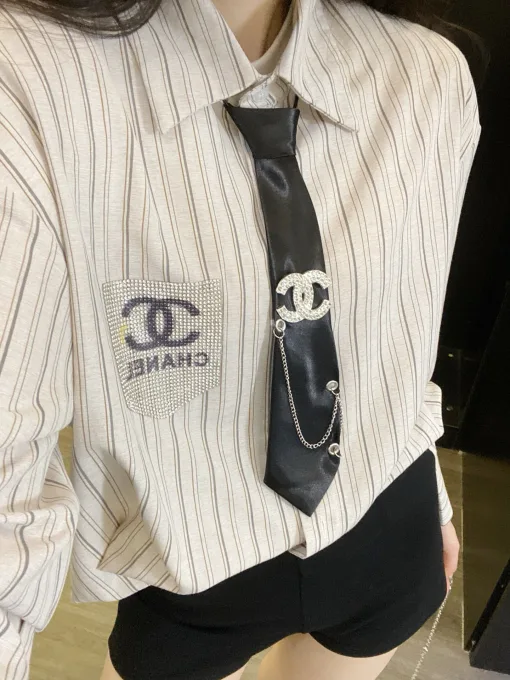 Hochwertiges Chanel Shirt Strass Luxus