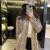 Bestseller Burberry Hemd Khaki bestickt Stil
