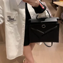 Premium Thom Browne Hemd Navy Print Luxus