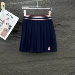 Premium Miu Miu Strickrock Navy Cashmere Washed Luxury