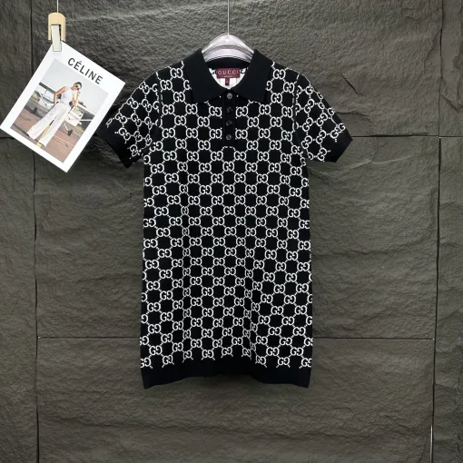 Hochwertige Gucci-Kleider aus der Black Knit Jacquard Collection