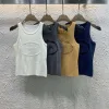 Luxus Prada Weste Weiß Strick Logo Style