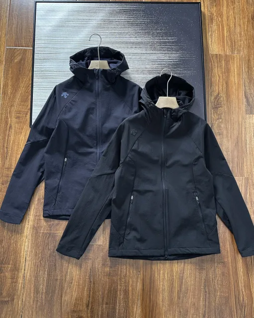Premium Descente Mantel Schwarz Klassisch Luxus