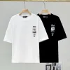 Luxus Fila Kurzarm Schwarz Baumwolle Print Luxus