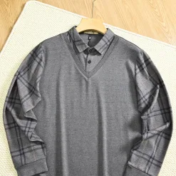 Hochwertige Burberry Shirts Grüne Fleece Retro Kollektion
