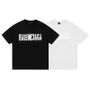 Luxus Balenciaga Kurzarm Baumwolle Casual Luxus