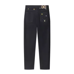 Premium Louis Vuitton Jeans Denim Washed Luxury