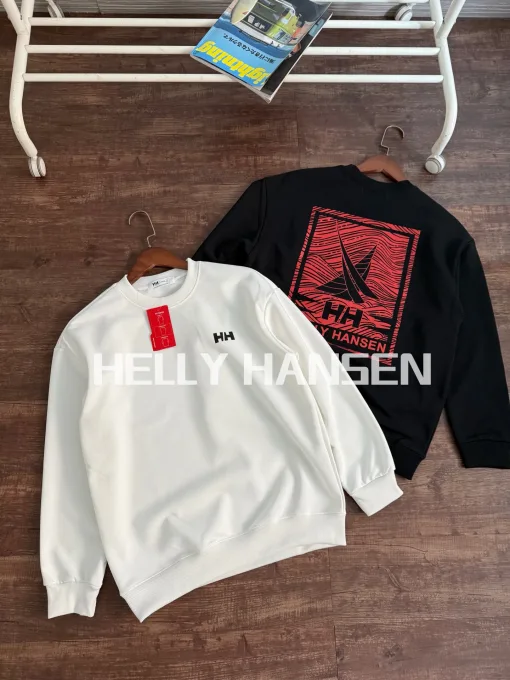 Premium Qualität Helly Hansen Langarm Schwarz Atmungsaktiver Stil