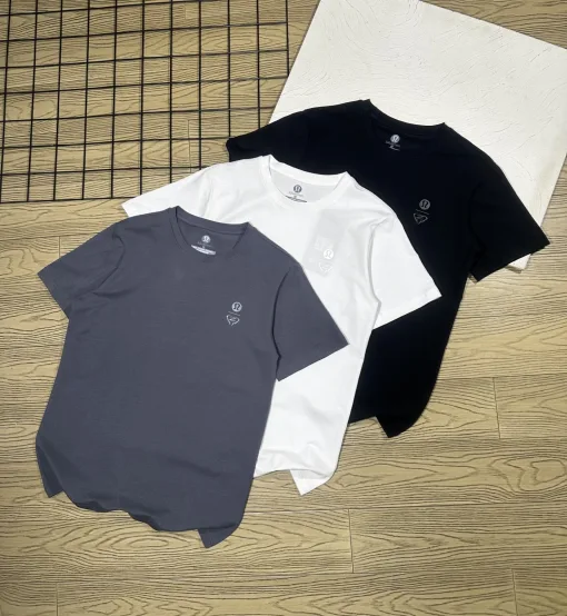 Premium Lululemon Kurzarm Weiß Luxus