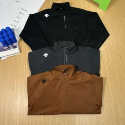 Premium Descente Mantel Schwarz Sportlicher Stil