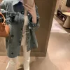 Premium Louis Vuitton Hemd Blue Denim Bestickte Kollektion