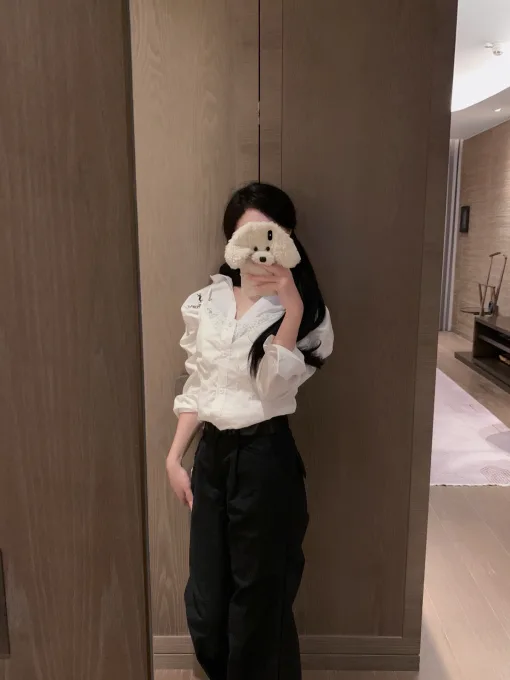 Bestseller Yves Saint Laurent Hemd Patchwork Luxus