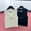 Premium Dior Weste Weißer Strick Bestickter Luxus