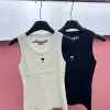 Premium Dior Weste im weißen Strick-Stil mit Stickerei