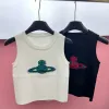 Luxus-Weste aus der Vivienne Westwood-Kollektion mit weißer Strickstickerei