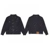 Hochwertige Louis Vuitton Mäntel Blue Denim Monogram Luxus
