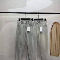 Hochwertige Thom Browne-Hose in Blau-Denim im klassischen Stil