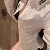 Premium Qualität Vivienne Westwood Shirt Weiß Bestickt Luxus