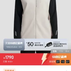 Hochwertige Descente Jacken Schwarzer Strick Retro Kollektion