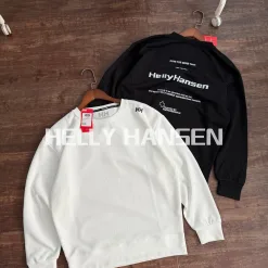 Luxus Helly Hansen Langarmshirt Schwarz Baumwolle Atmungsaktiv Kollektion