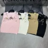 Luxus-Weste von Miu Miu, weißes Stricklogo, Luxus
