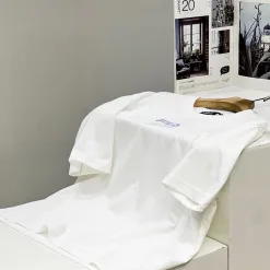 Bestseller Fila Kurzarm-Freizeitkollektion aus schwarzer Baumwolle