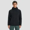 Hochwertige Descente Jacken Schwarz Polyester Atmungsaktiv Luxus