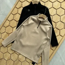 Luxus Descente Langarm Schwarz Strick Classic Collection