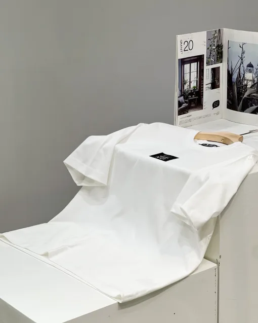 Premium Fila Kurzarm Schwarz Baumwolle Print Luxus