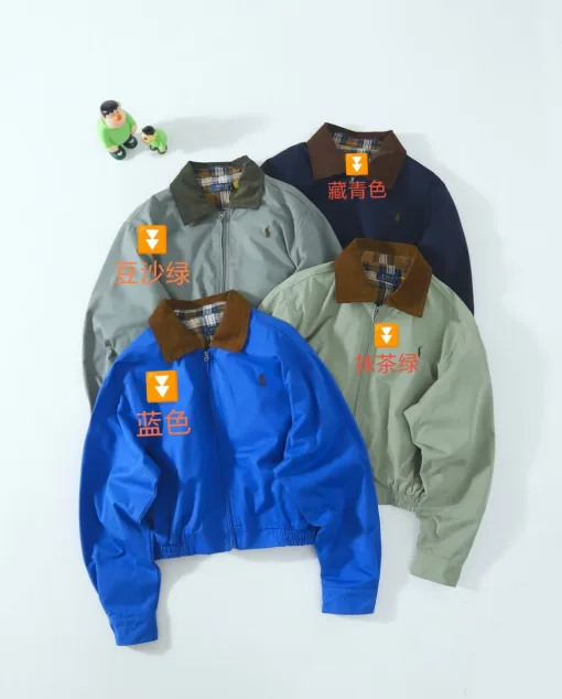 Hochwertiger Ralph Lauren Mantel in Grün im Vintage-Stil