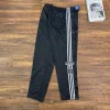 Premium Adidas Hose Schwarz Seide Solid Style