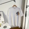 Premium Chrome Hearts Kurzarm-Baumwoll-Print im Gold-Stil