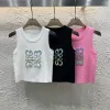 Luxus Loewe Weste Weiß Strick Logo Luxus