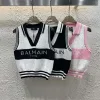 Premium Balmain Weste Schwarzer Strick Jacquard Luxus
