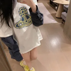 Premium Qualität Vivienne Westwood T-Shirt Schwarz Print Kollektion