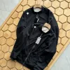 Premium Descente Mantel Schwarz Casual Style
