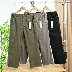 Premium Lacoste Hose Grün Klassischer Stil
