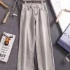 Luxus Louis Vuitton Jeans Blau Leder Klassisch Luxus