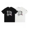 Bestseller Moncler Kurzarm Schwarz Baumwolle Print Luxus