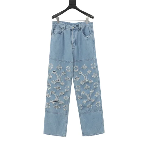 Premium Louis Vuitton Jeans Cotton Washed Kollektion