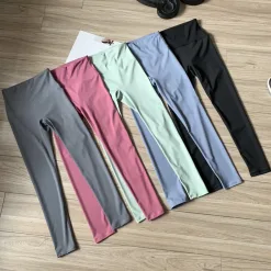 Hochwertige Lululemon Leggings in Schwarz, Spandex, Streetwear-Stil