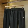 Hochwertige Descente-Hose aus schwarzem Nylon, atmungsaktiv, luxuriös